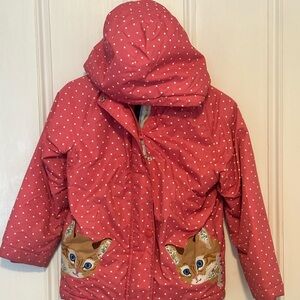 Mini Boden Sherpa lined coat